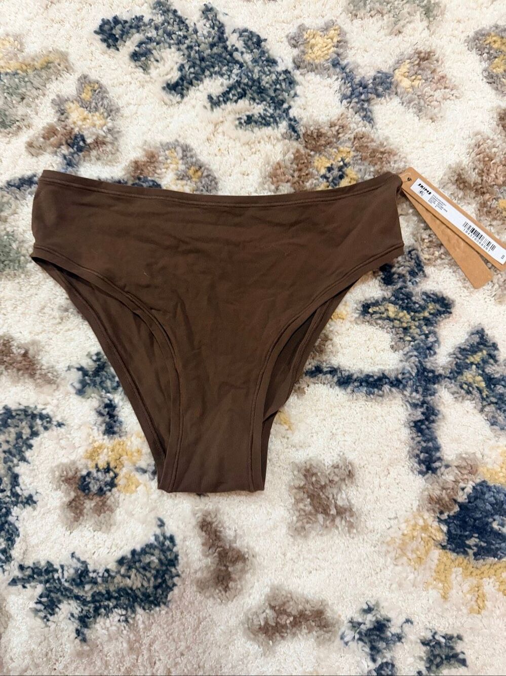 SKIMS Fits Everybody Cheeky Brief Cocoa Brown Size S NWT Womens Panty Underwear